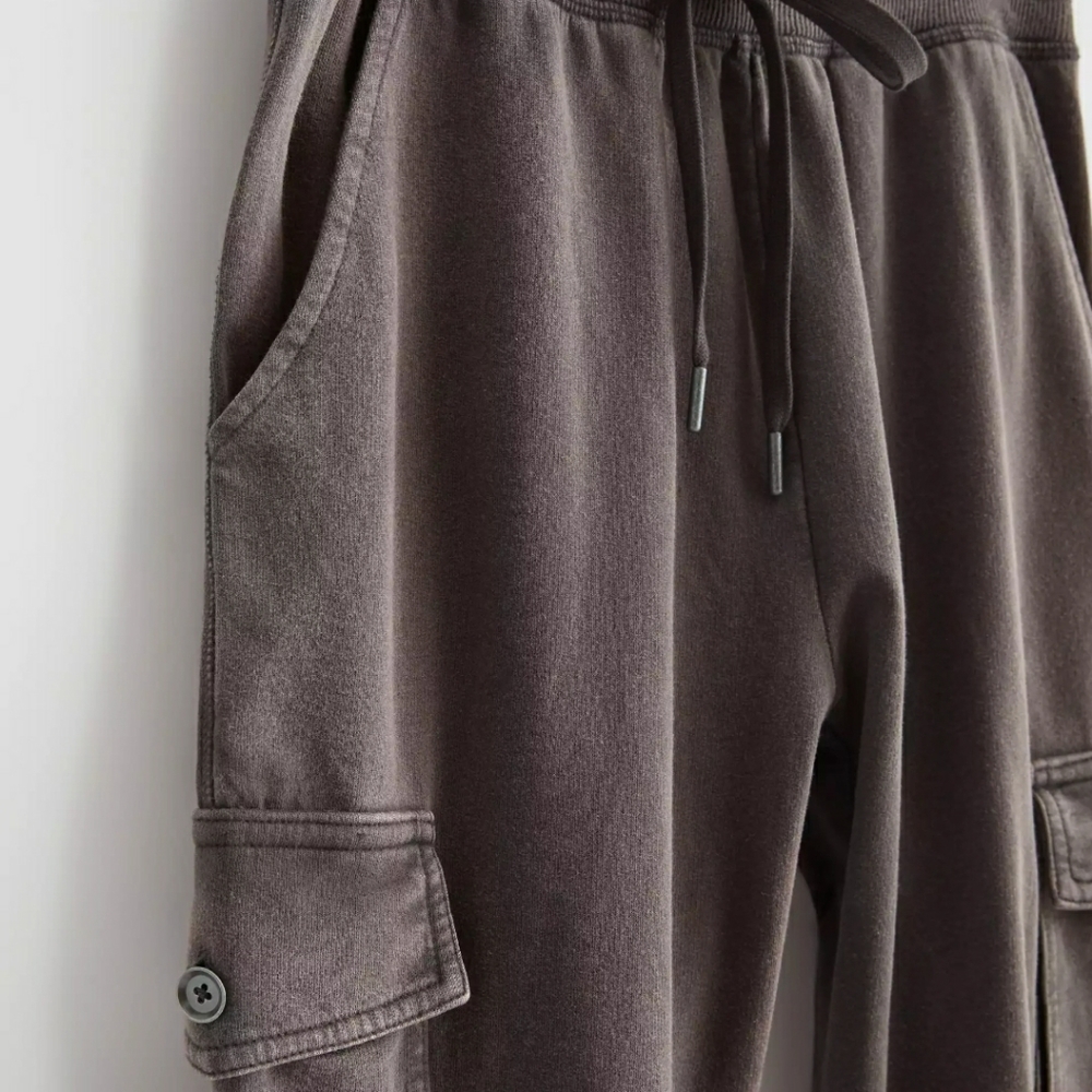Aerie Sunwashed Fleece Cargo Jogger XL - Picture 5 of 6